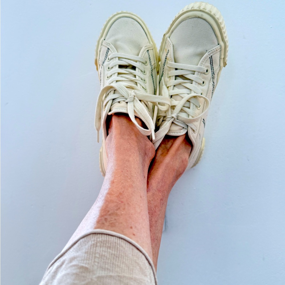 Canvas weave sneaker
